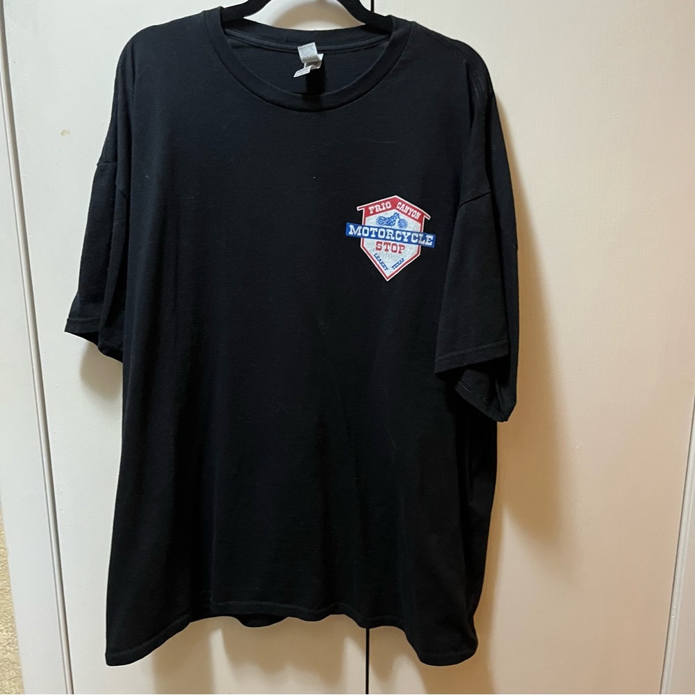 Black T-Shirt ‘Three Twisted Sisters’ Texas Motorcycle Stop Logo